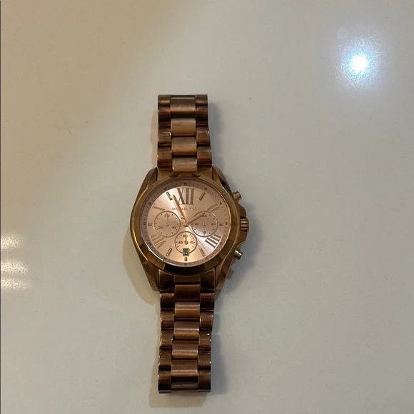 Michael Kors | Accessories | Michael Kors Brown Watch Sleek  display picture 3